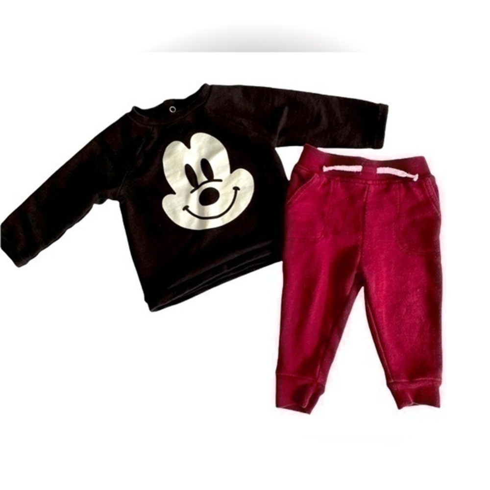 Mickey Mouse Sweatshirt with Sweatpants Size 6-9 Months